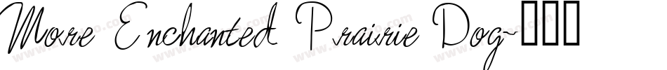 More Enchanted Prairie Dog字体转换